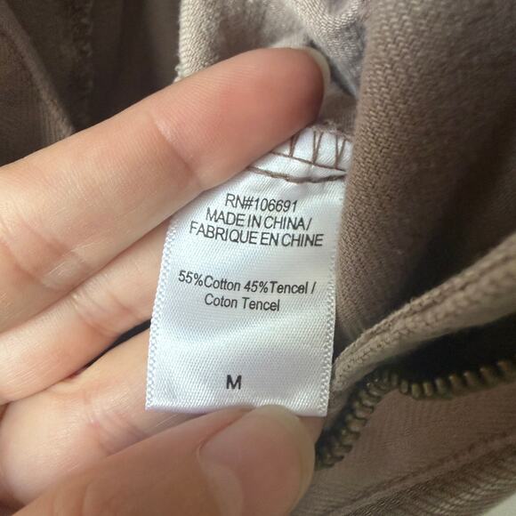 YFB Clothing Kahrina Jumpsuit in Driftwood Mineral Wash Size M - Picture 5 of 6